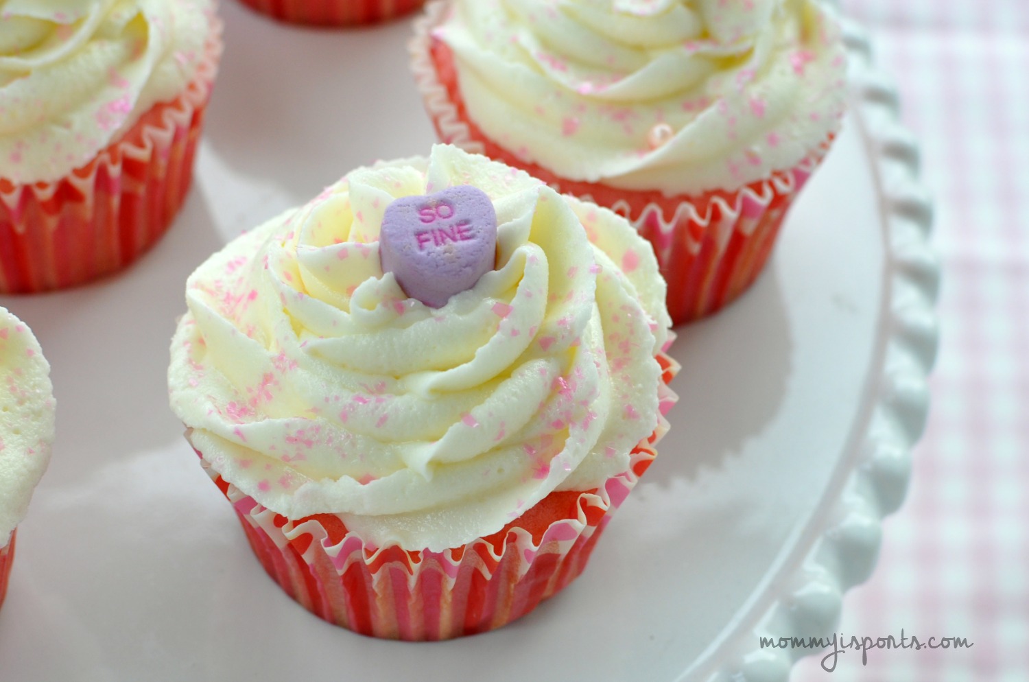 Pink Velvet Cupcakes with White Chocolate Frosting Kristen Hewitt